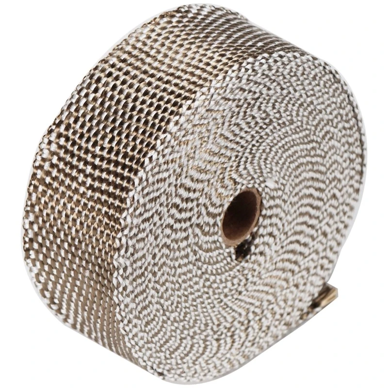 Titanium and White Blended Exhaust Wrap