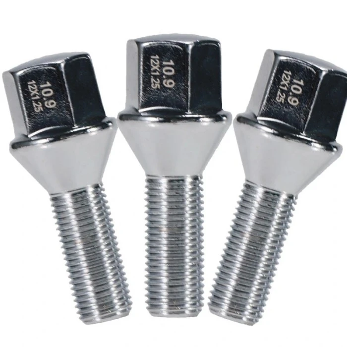 M12x1.25 Conical Seat Wheel Lug Bolts